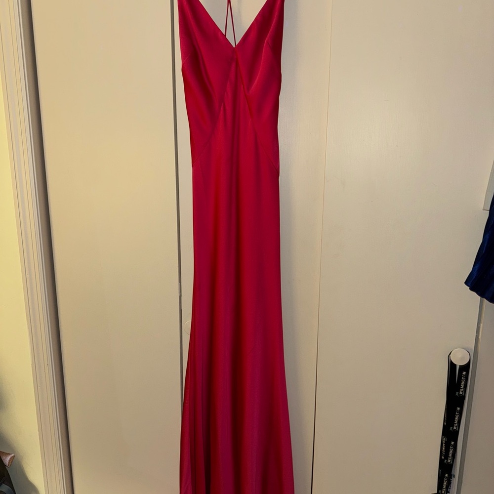 Pink Ramy Brook Prom Dress